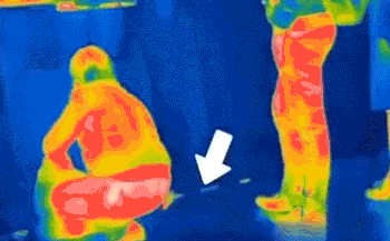 熱成像儀測放屁.gif 熱成像儀測放屁.gif